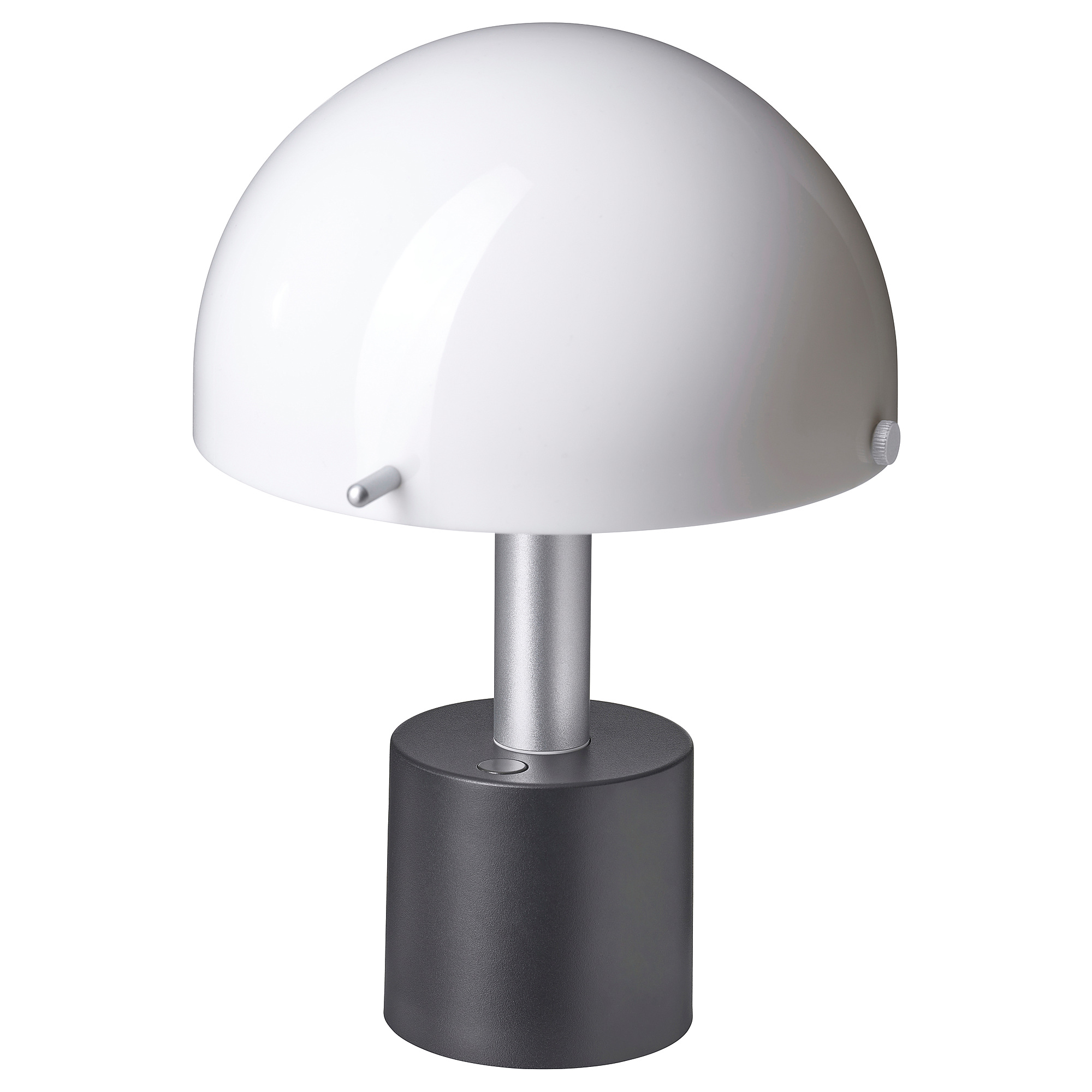 NÖDMAST LED portable lamp, battery operated white/black IKEA Eesti