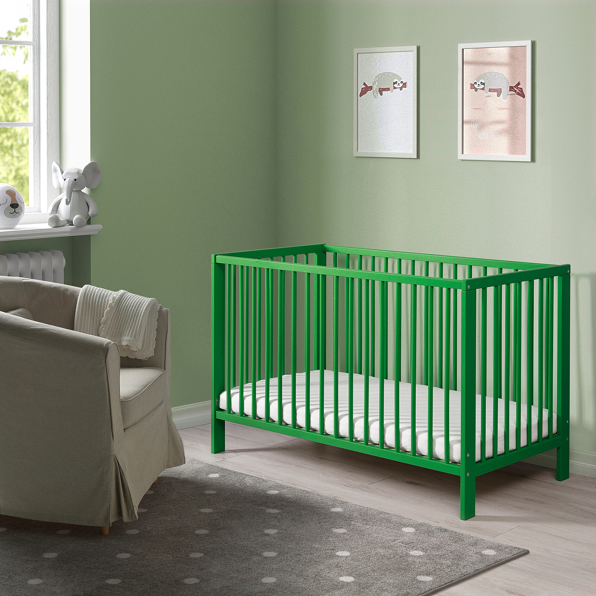 GULLIVER cot green IKEA Eesti