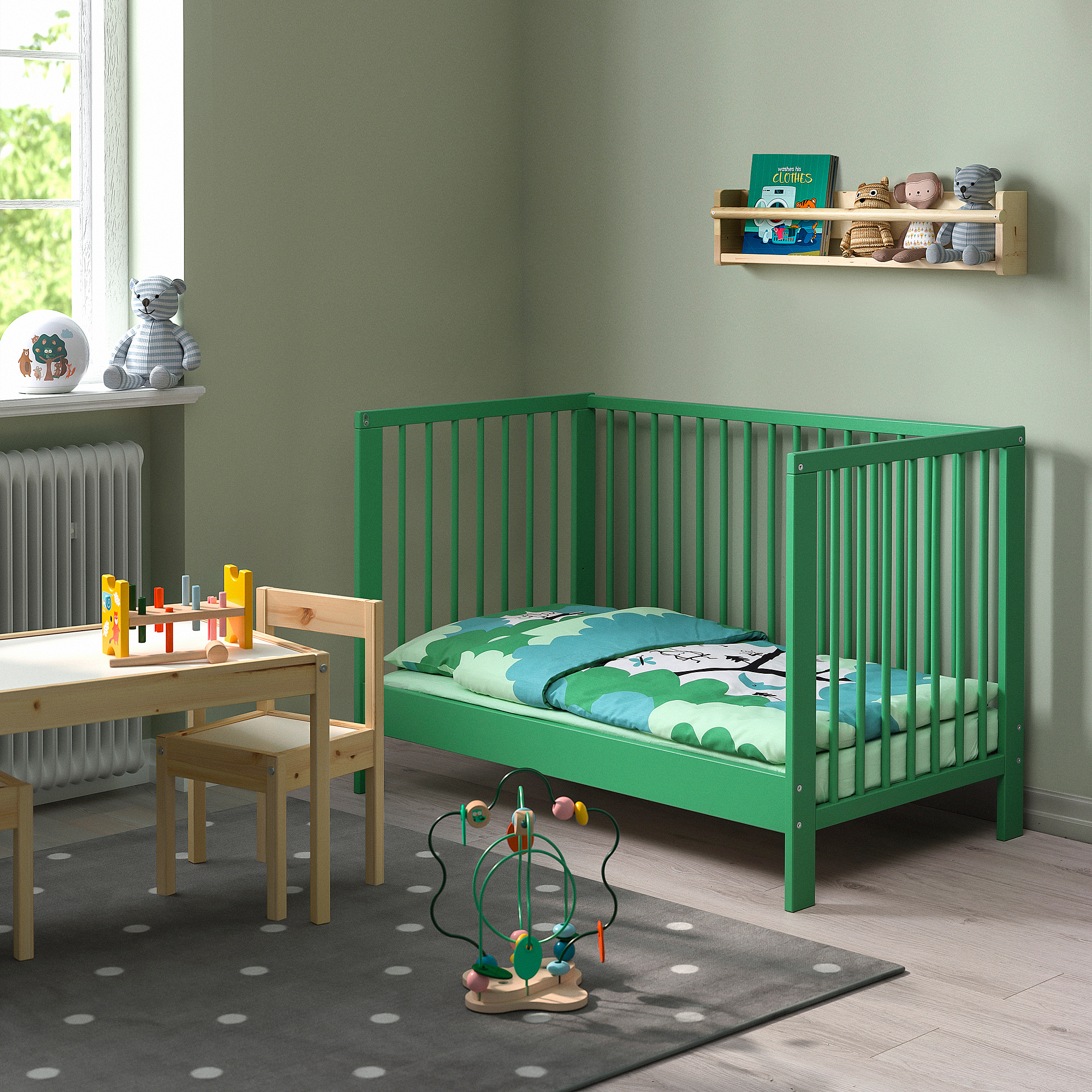 GULLIVER cot green IKEA Eesti