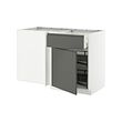 METOD/MAXIMERA corner base cab w drawer and p-out