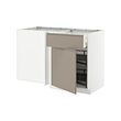 METOD/MAXIMERA corner base cab w drawer and p-out