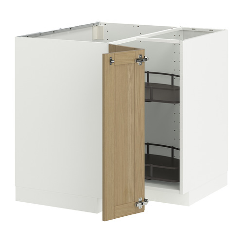 METOD, corner base cabinet with carousel