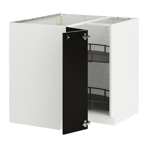 METOD, corner base cabinet with carousel
