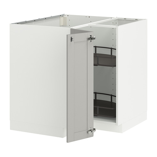 METOD, corner base cabinet with carousel