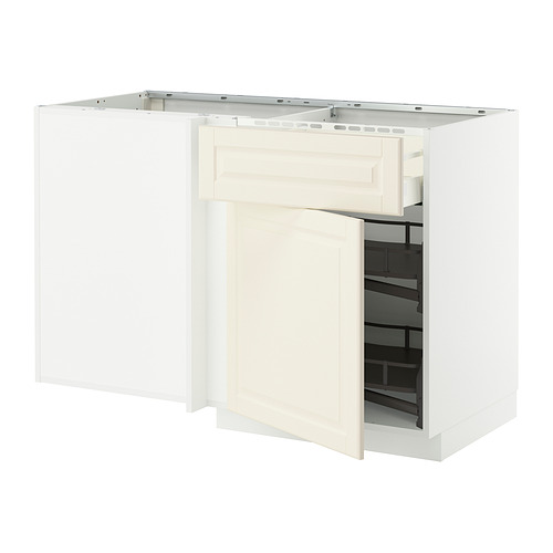 METOD/MAXIMERA, corner base cab w drawer and p-out