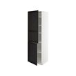 METOD high cabinet with shelves/2 doors