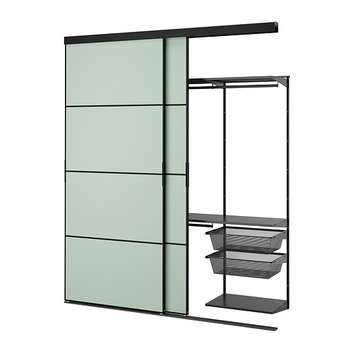 BOAXEL/SKYTTA гардероб с раздвижными дверями