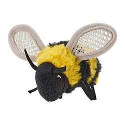 小物 bee SKOGSDUVA soft toy mini-bumblebee/black yellow | IKEA Lietuva