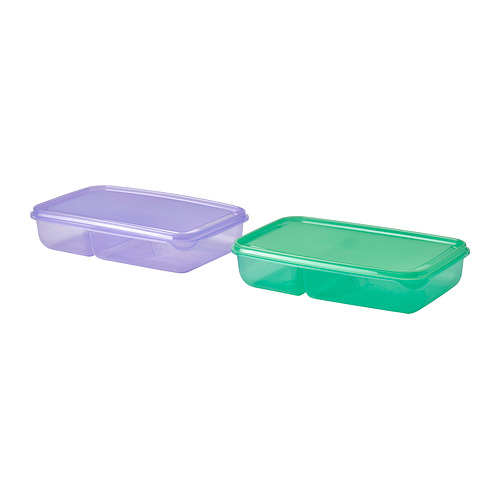 PRUTA sandwich container with lid