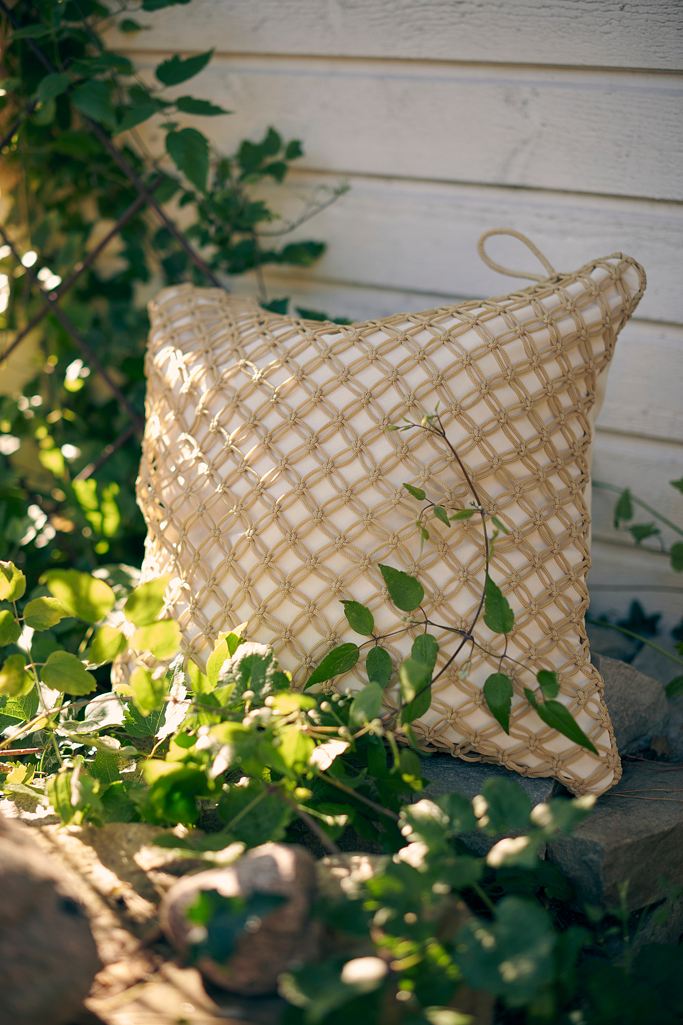 TOFTÖ cushion cover, in/outdoor beige 50x50 cm IKEA Eesti