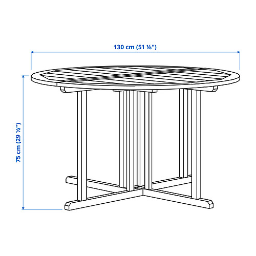 NÄMMARÖ table, outdoor
