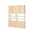 IVAR shelving unit w cabinets/drawers