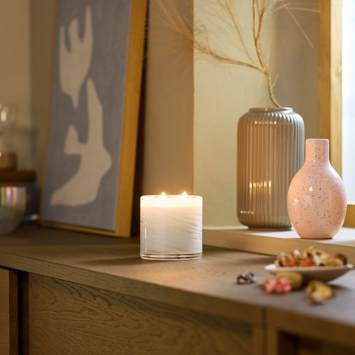 KRONSÅNGARE, ароматическ свеча в стакане,2фитиля