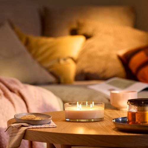 LOTSFÅGEL, kvap. žvakė stikl. ind., 3 dagč.