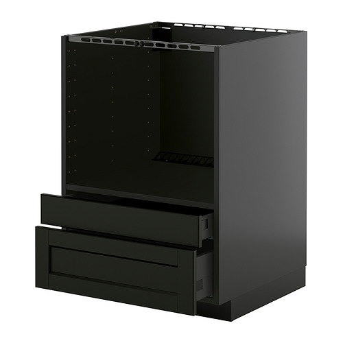 METOD/KNIVSHULT põr.kapp kombi mikro.ahjule, sahtl.