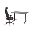 BEKANT/MATCHSPEL desk and chair