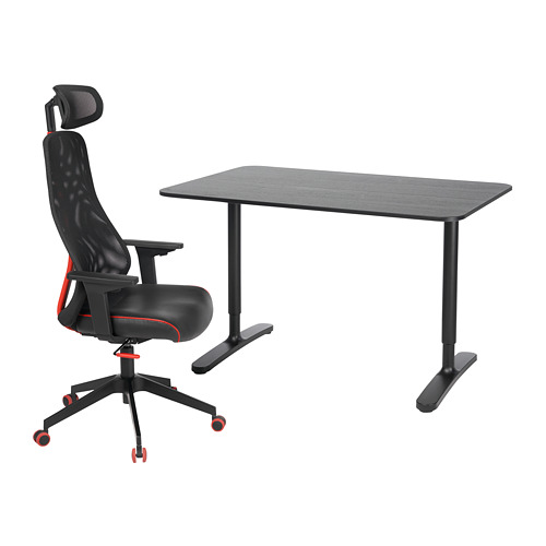 BEKANT/MATCHSPEL desk and chair