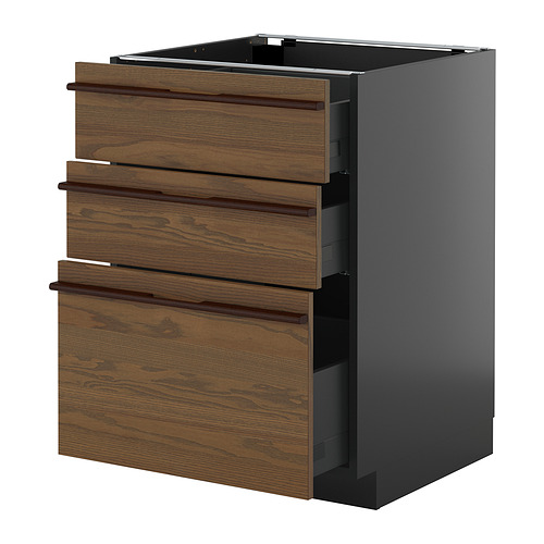 METOD/KNIVSHULT 3 sahtliga põrandakapp