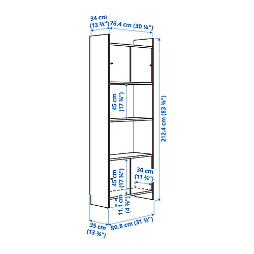 LÅDMAKARE storage combination w sliding doors