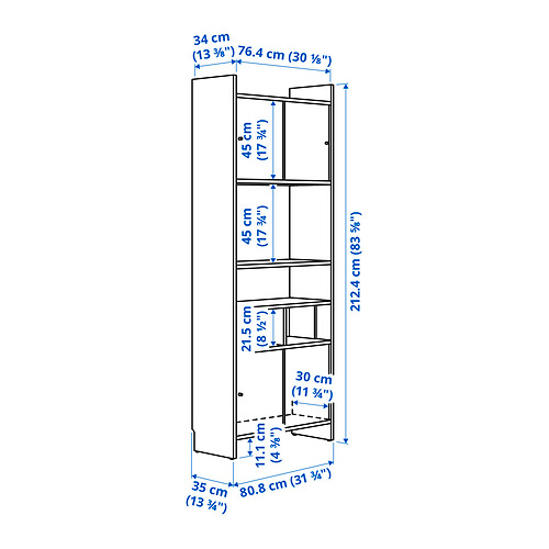 LÅDMAKARE комбинация для хран с раздв дверц