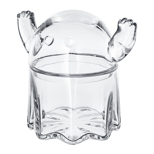 KUSTFYR, bowl with lid