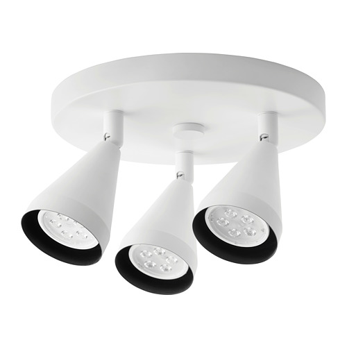 NÄVLINGE griestu lampa ar 3 spuldzēm