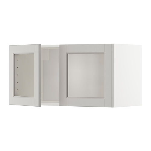 METOD 2 klaasuksega seinakapp