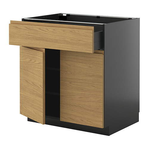 METOD/KNIVSHULT põrandakapp sahtli/2 uksega