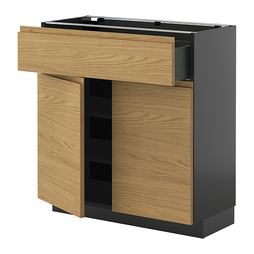 METOD/KNIVSHULT põrandakapp sahtli/2 uksega