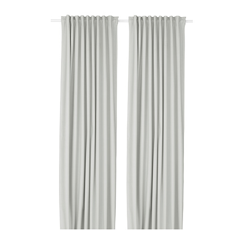 KORGMOTT block-out curtains, 1 pair
