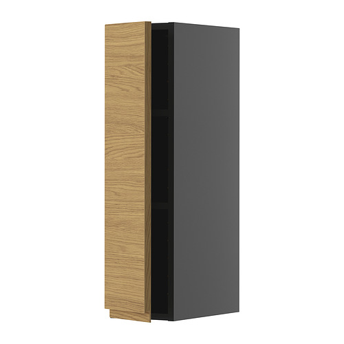 METOD, sieninė spintelė su lentynomis