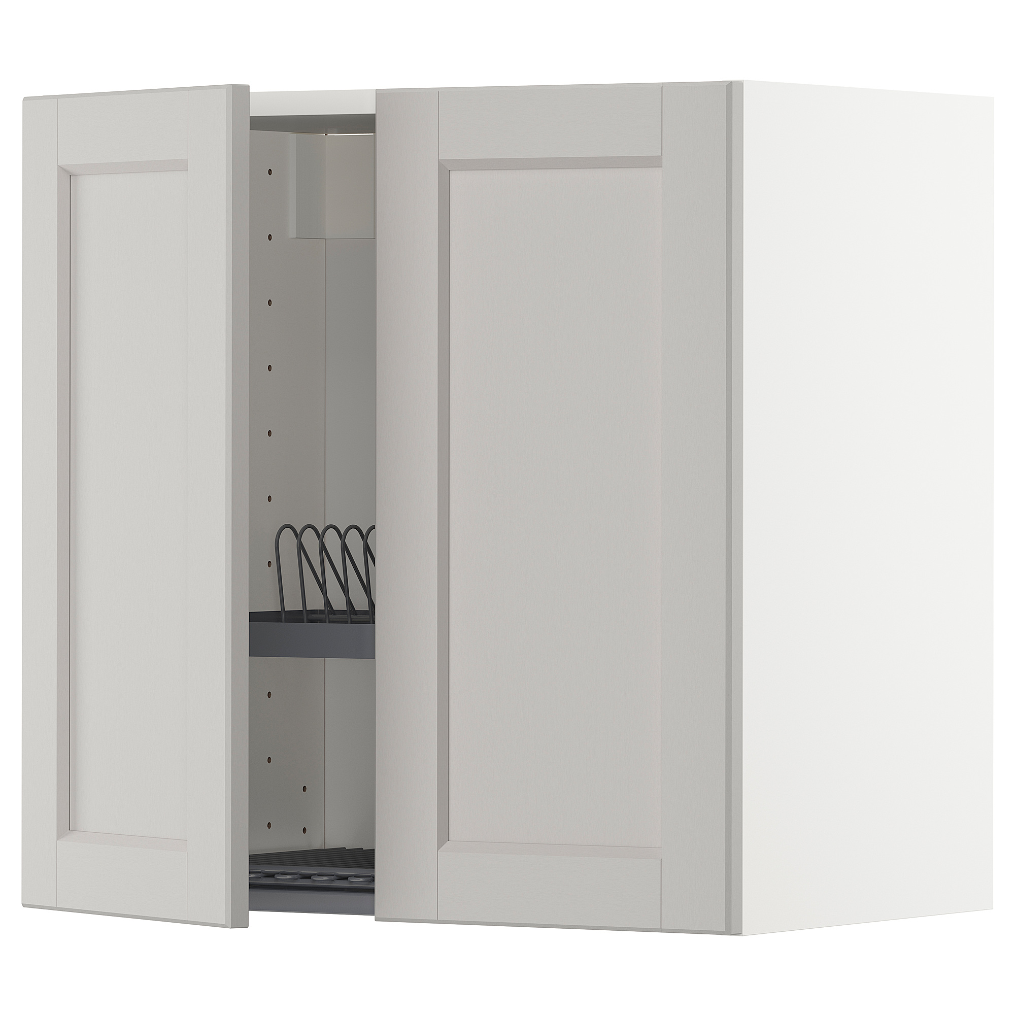 METOD навесной шкаф с сушилкой/2дверцы 60x60 cm | IKEA Latvija