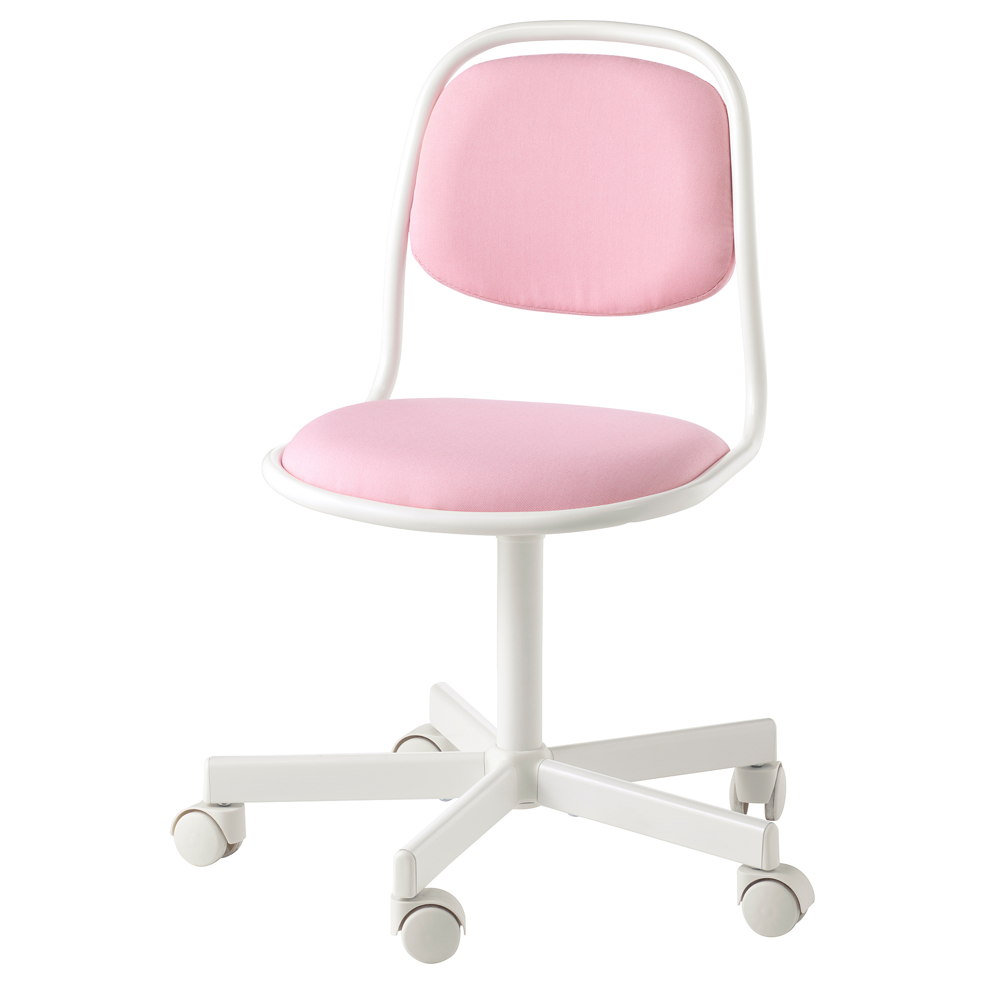 ÖRFJÄLL children's desk chair white/Vissle pink IKEA Latvija