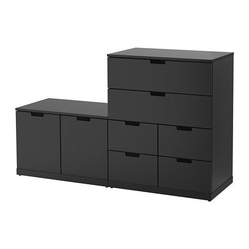 NORDLI komoda su 8 stalčiais