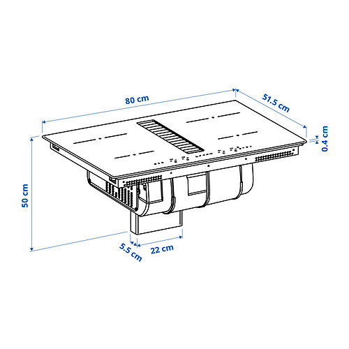 TÄCKNAN ind.pl./ieb. tv.nosūc.