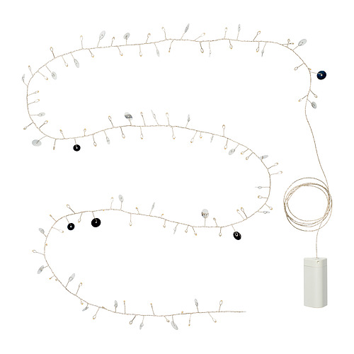 STRÅLA, LED lighting chain with 80 lights