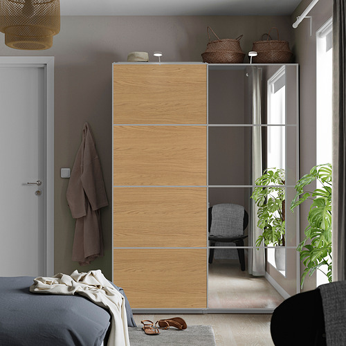 PAX/MEHAMN/AULI, wardrobe with sliding doors