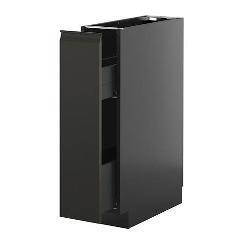 METOD/KNIVSHULT, base cabinet/pull-out int fittings
