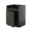 METOD base cab f HAVSEN single bowl sink