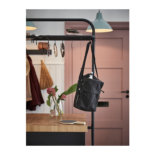 VADHOLMA kitchen island black/oak 126x79x90 cm IKEA Lietuva