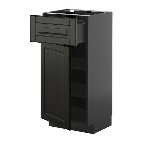 METOD/KNIVSHULT, grindinė spintelė su stalčiumi