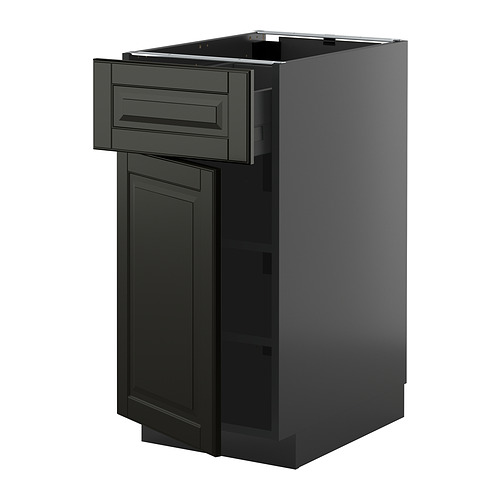 METOD/KNIVSHULT, põrandakapp sahtli/uksega