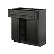 METOD/KNIVSHULT base cabinet with drawer/2 doors