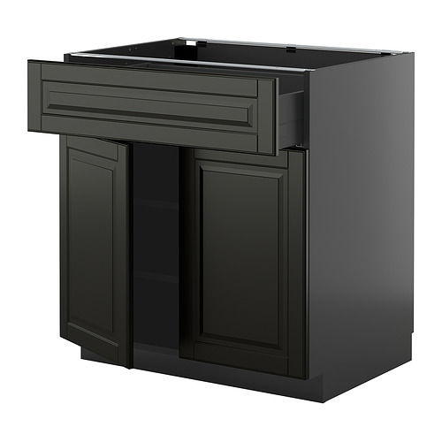 METOD/KNIVSHULT põrandakapp sahtli/2 uksega