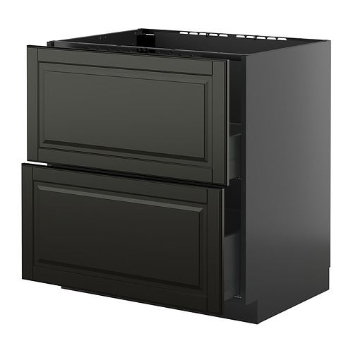 METOD/KNIVSHULT напольный шкаф п/мойку+2фасада/2 ящ