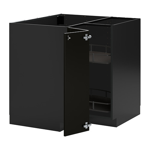 METOD, corner base cabinet with carousel