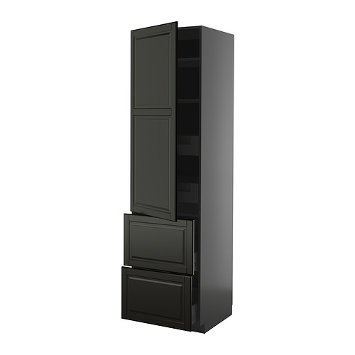 METOD/KNIVSHULT riiul/4 shtl/uks/2 esip kõrge kapp