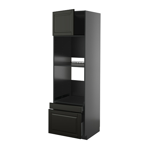 METOD/KNIVSHULT ukse/2 shtl kõrge kapp ahjule/komb