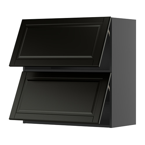 METOD wall cabinet horizontal w 2 doors