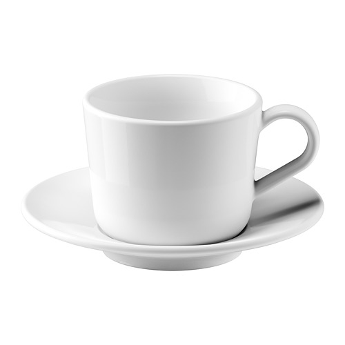IKEA 365+ puodelis su lėkštute
